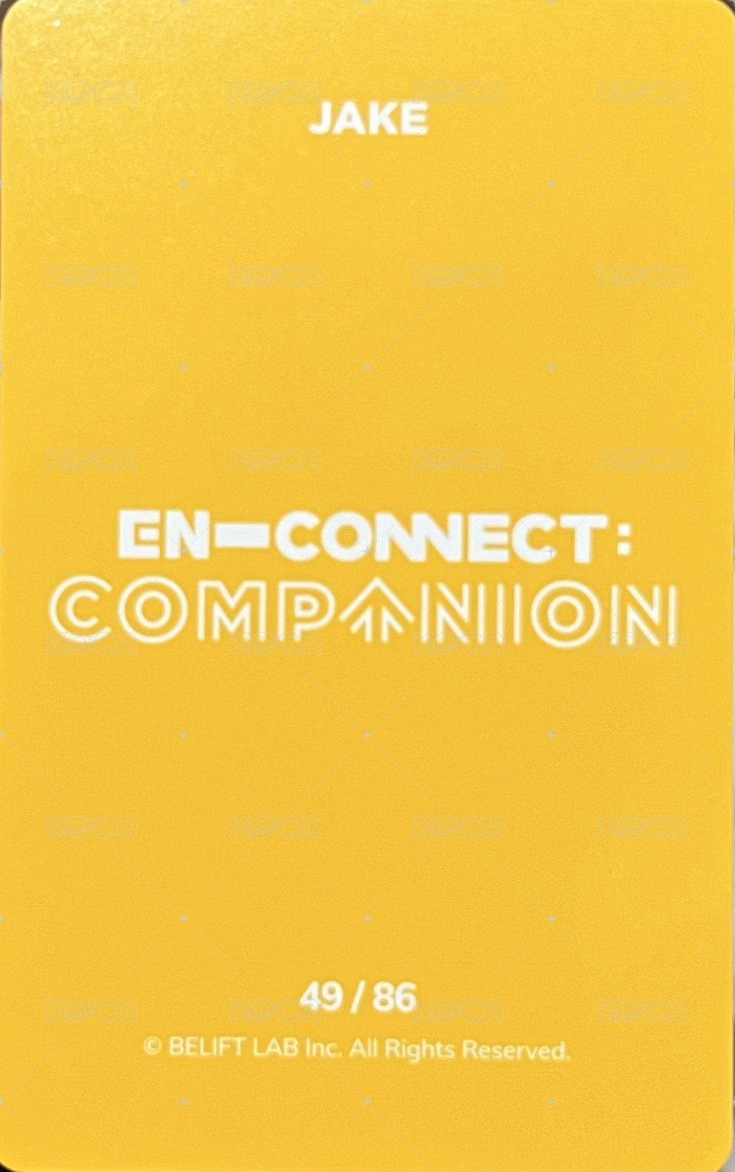 2021 EN-CONNECT FM 隨機卡  背面