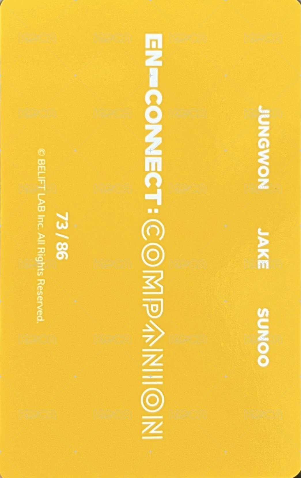 2021 EN-CONNECT FM 隨機卡  背面