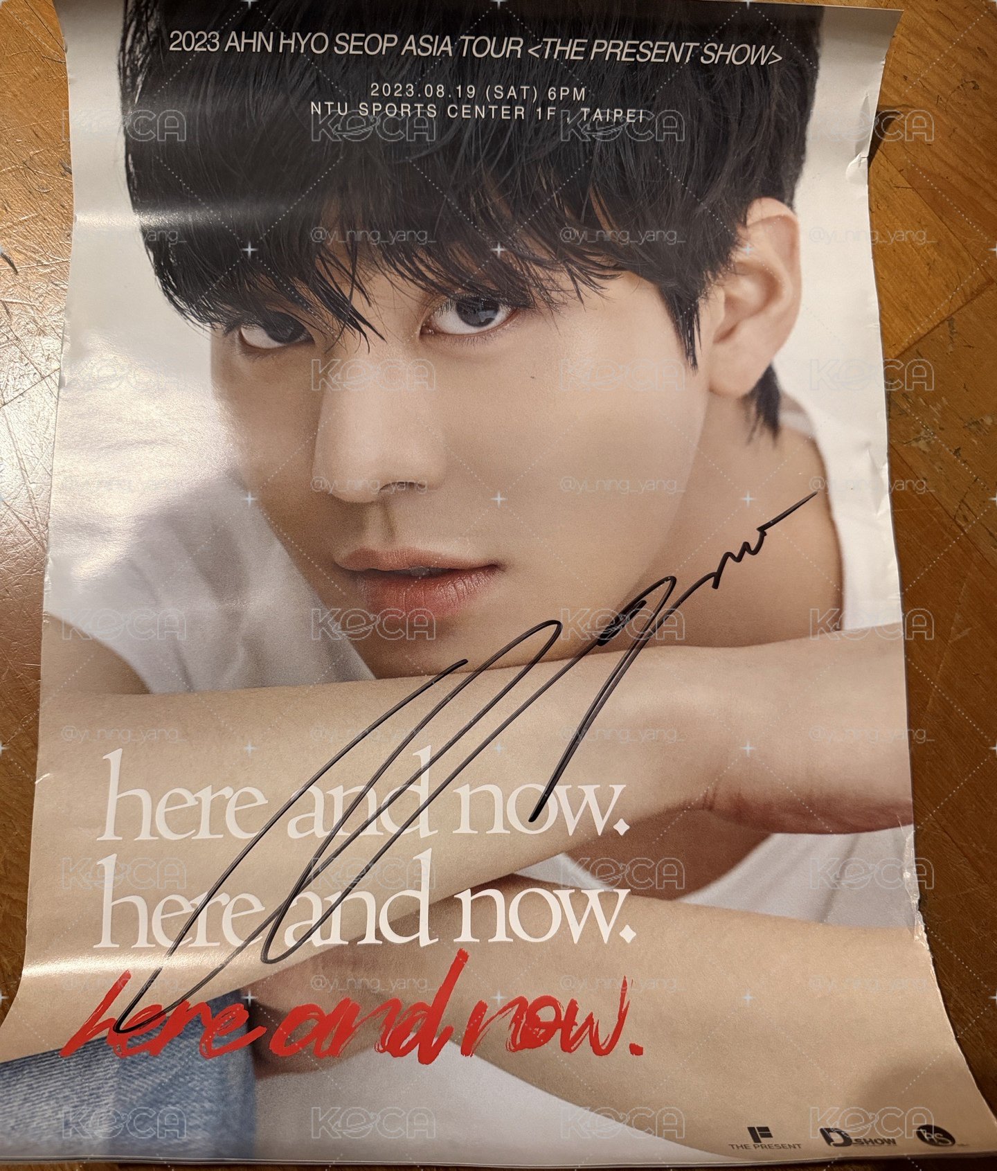 2023 AHN HYO SEOP ASIA TOUR <THE PRESENT SHOW>海報