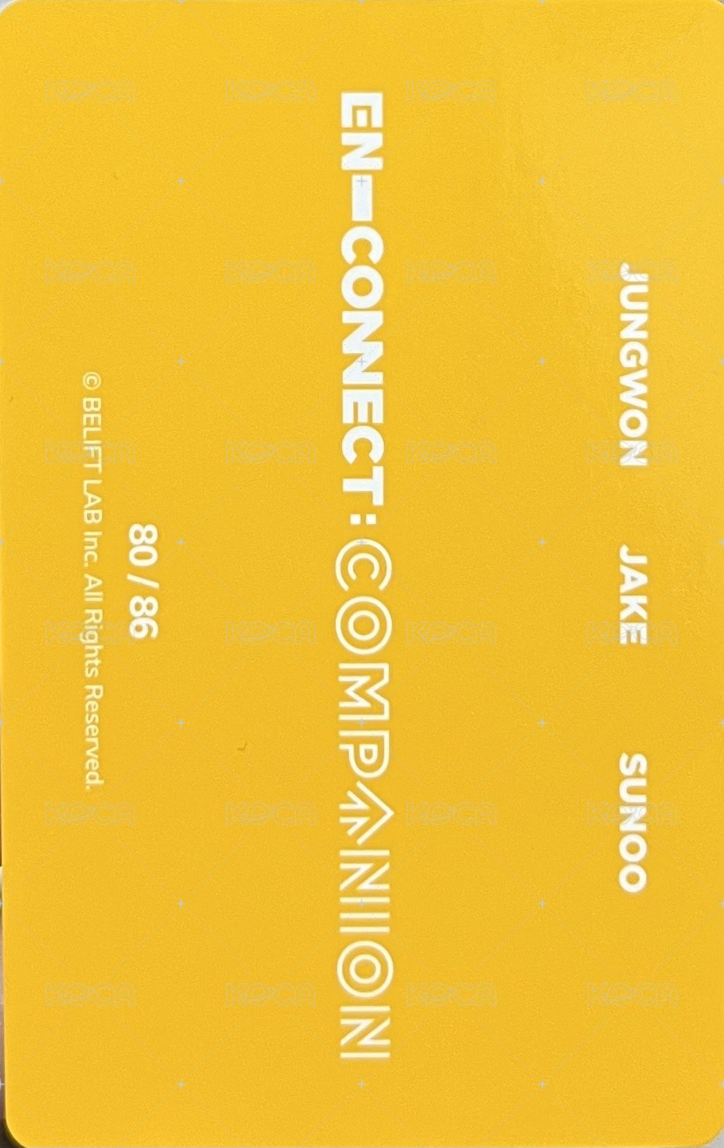 2021 EN-CONNECT FM 隨機卡  背面