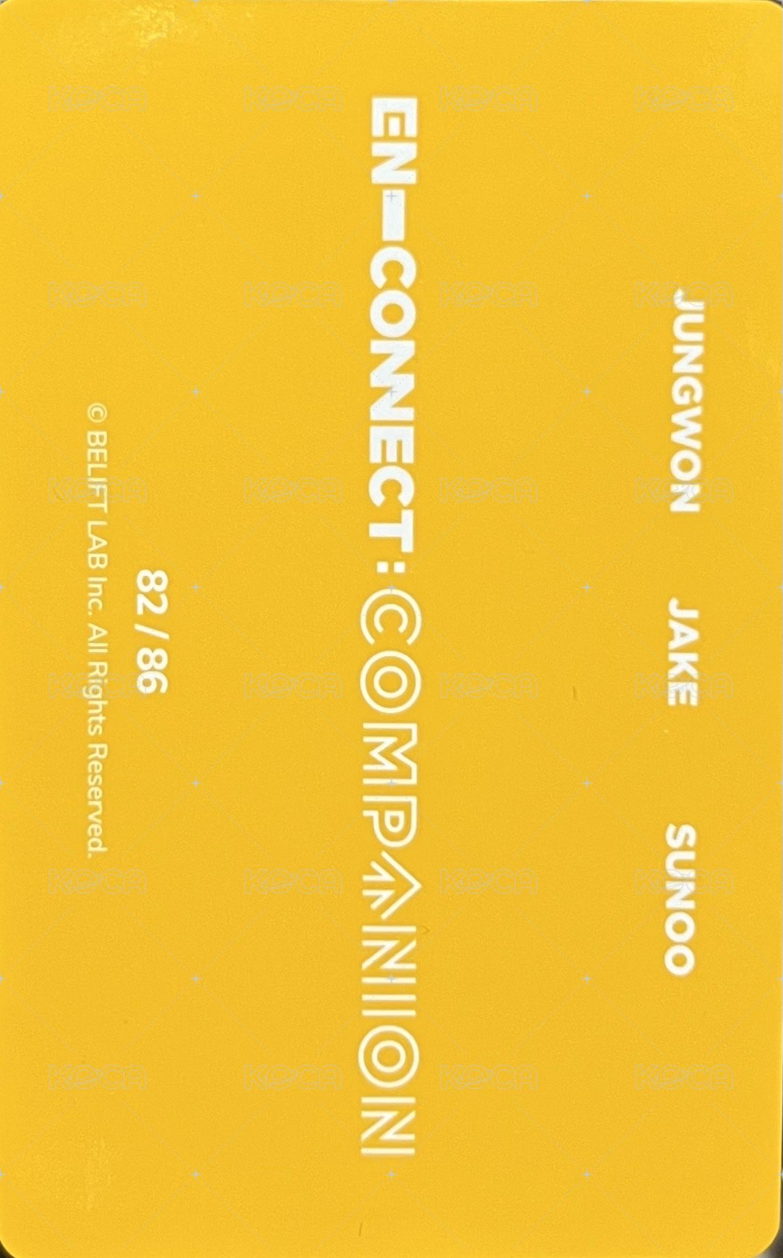 2021 EN-CONNECT FM 隨機卡  背面