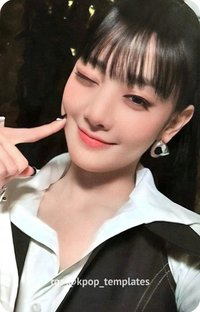 HER sr 1.0 特典卡 戳臉瀏海妮