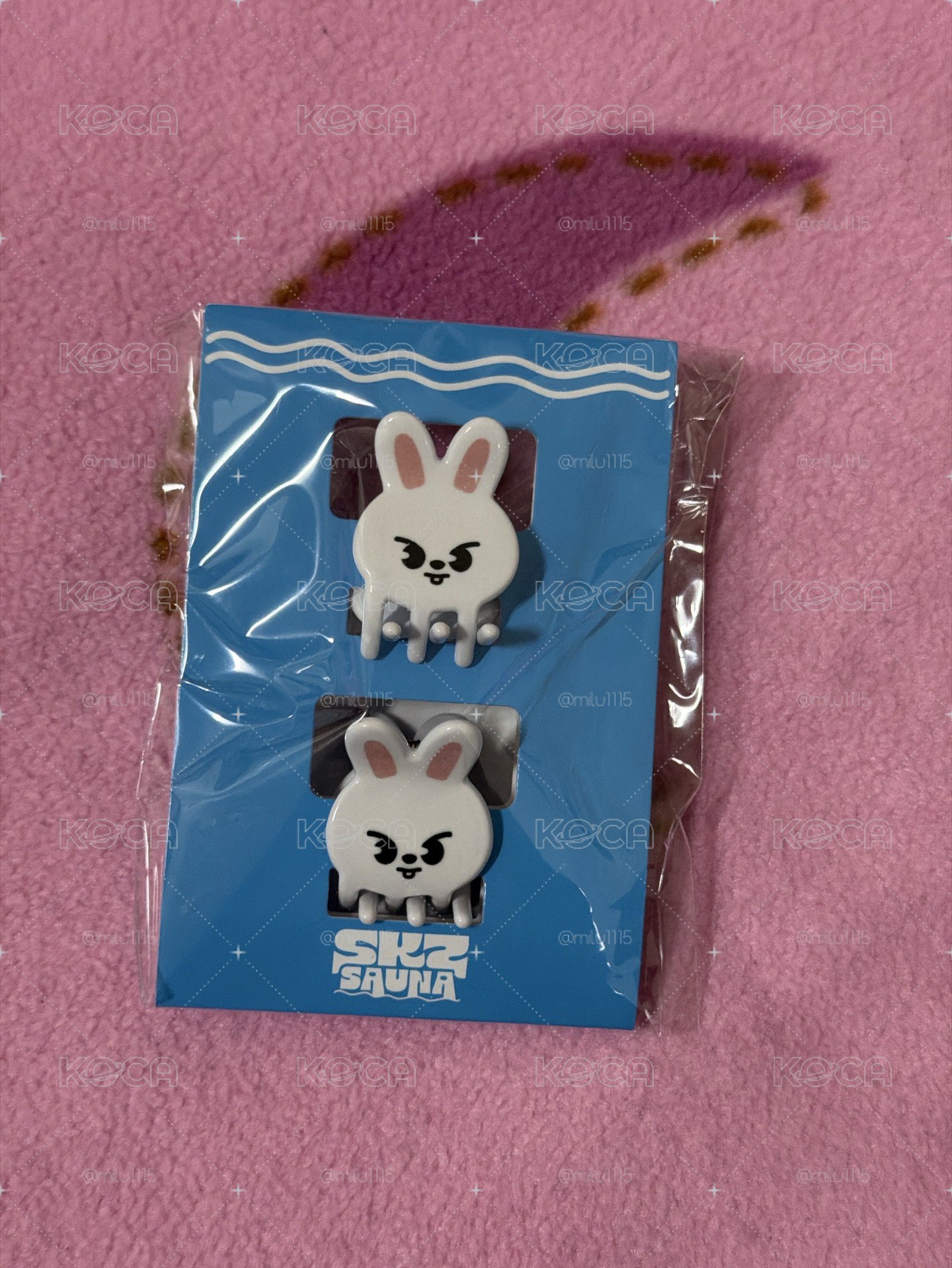 SKZ 旻 李畢 日本快閃店 髮夾 