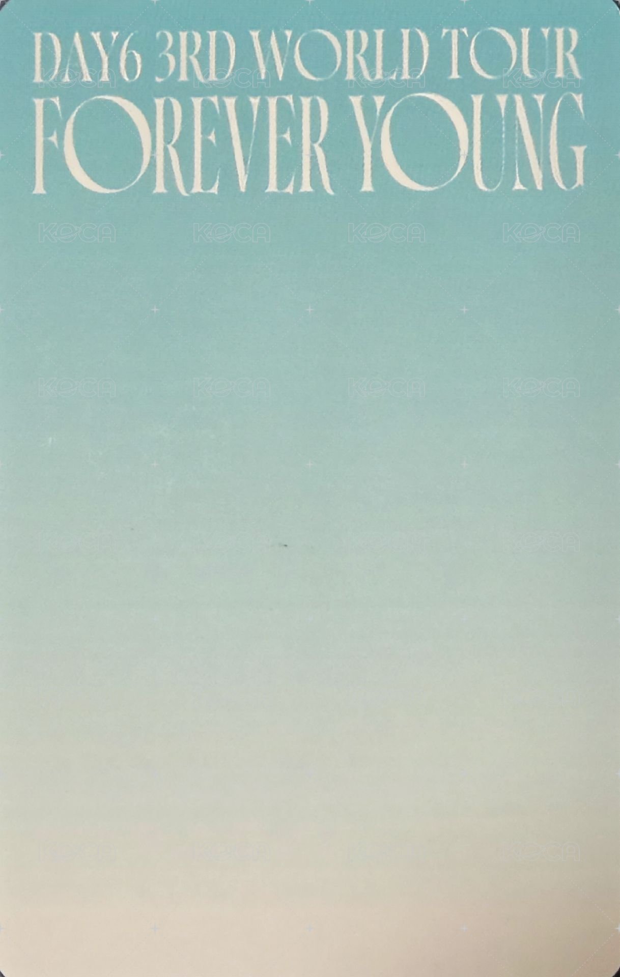 3rd世巡 釜山場 線上 滿額卡  背面