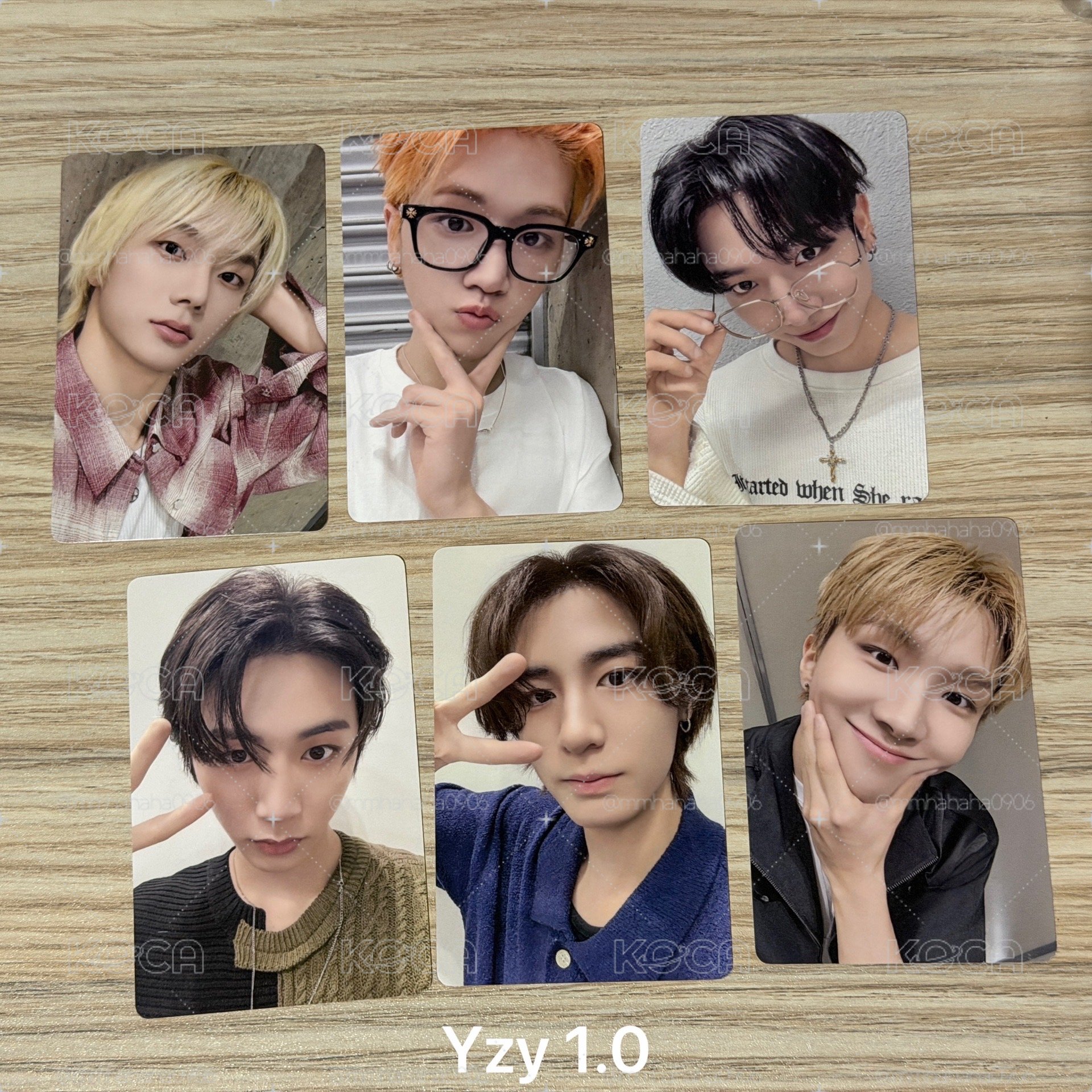 現貨 Boynextdoor yzy1.0 一直娛 單卡