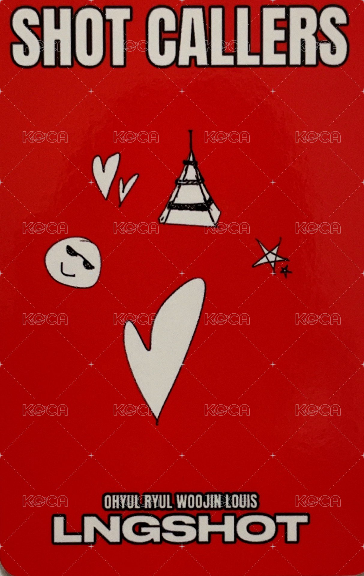 迷你一 第二週 打歌卡  背面