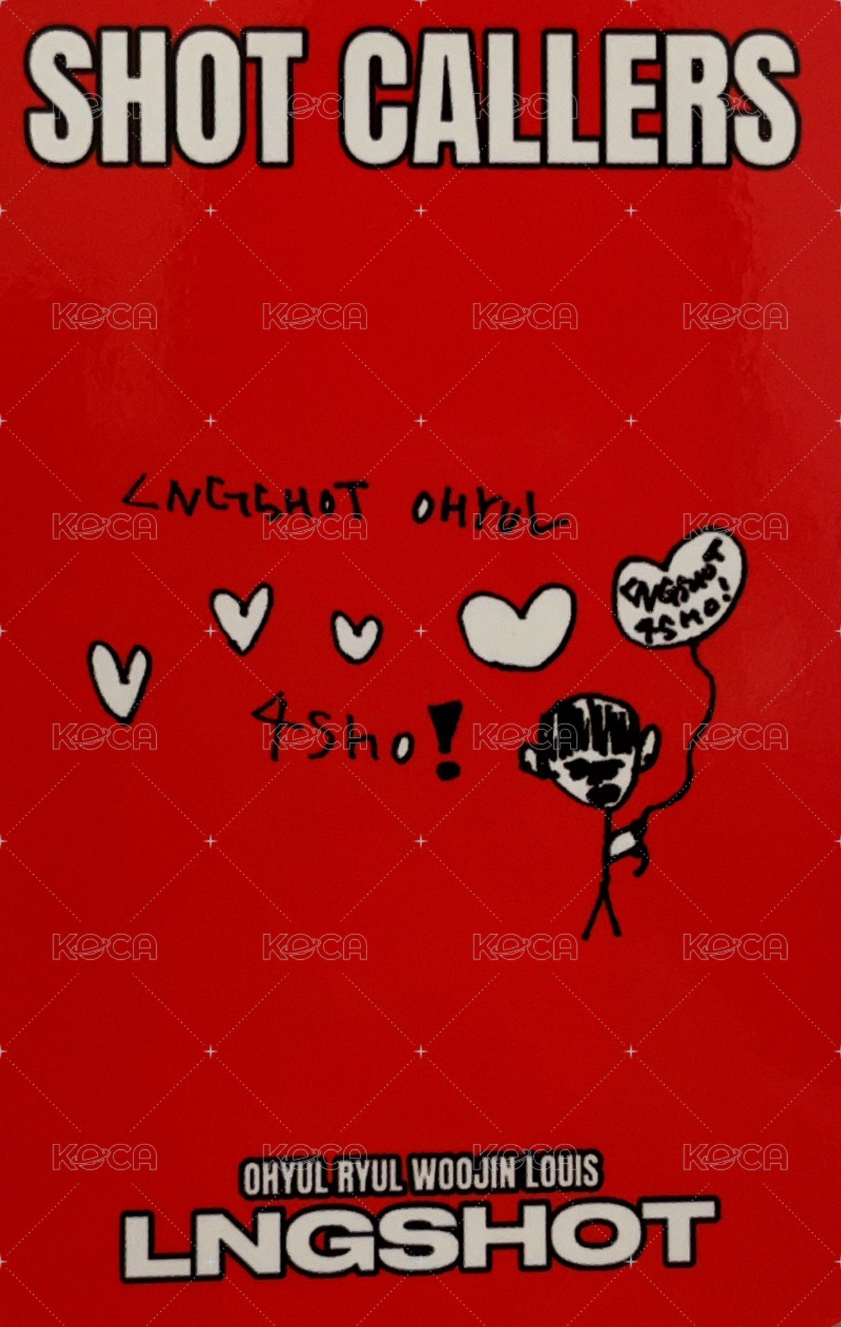 迷你一 第二週 打歌卡  背面