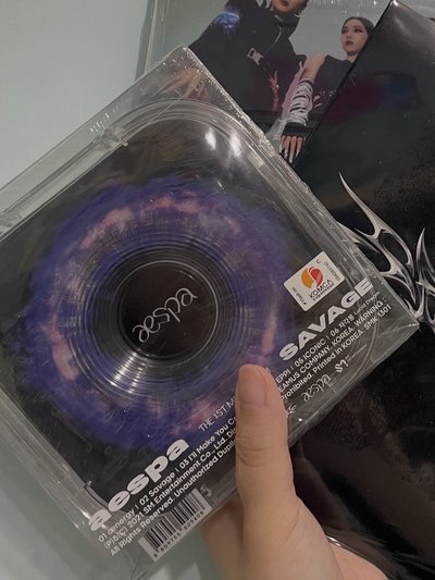 aespa savage p.o.s ver 空專 附一張小卡 Karina