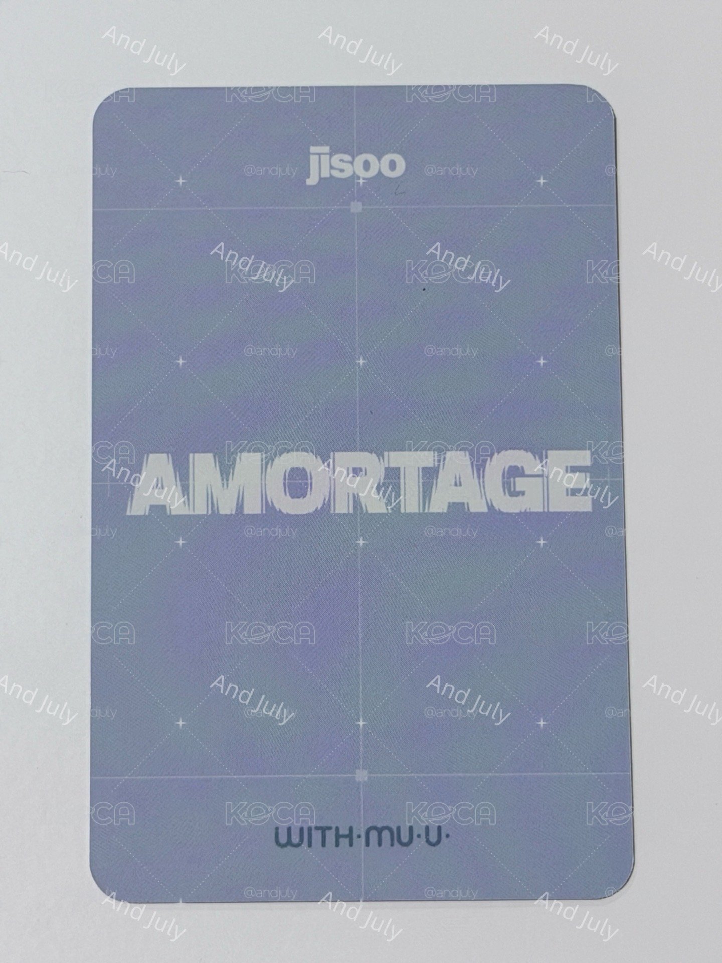 JISOO AMORTAGE WM簽售