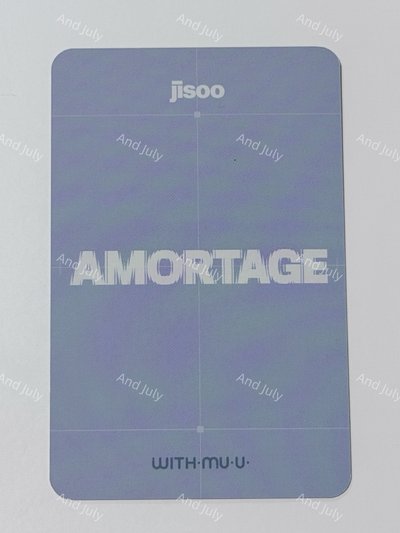JISOO AMORTAGE WM簽售
