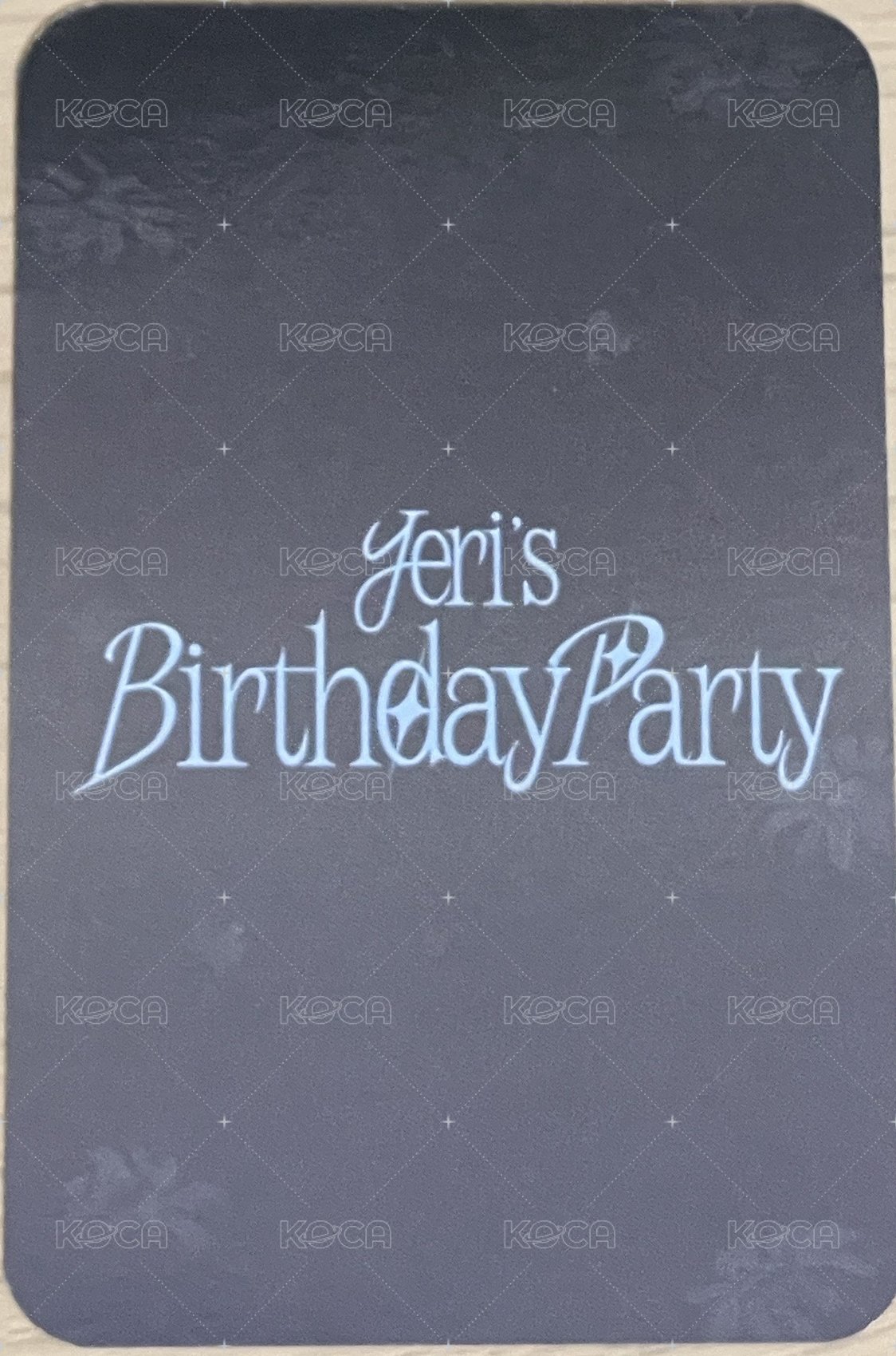2024生日會 入場卡 / 場限卡  背面
