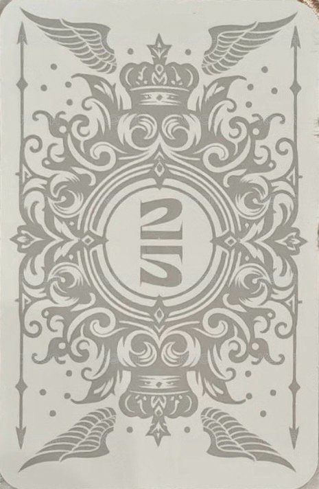 正規二快閃 小卡set 白版 周邊卡  背面