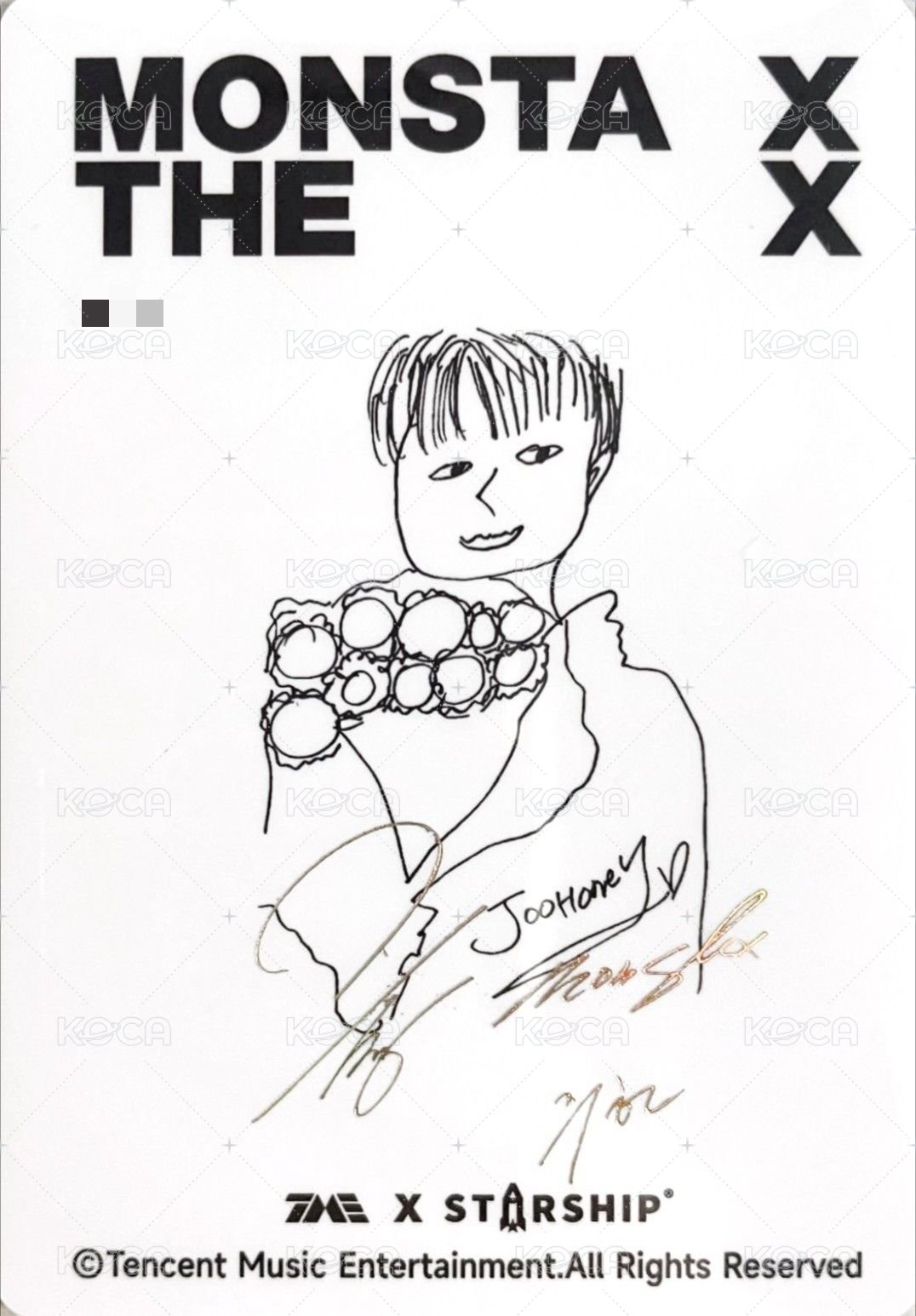 THE X 星光卡 5星 背面