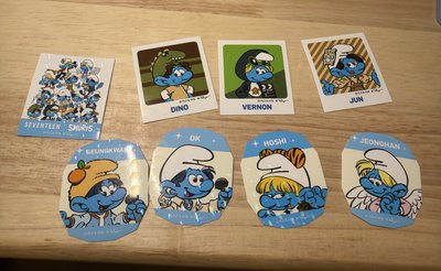 藍色小精靈貼紙