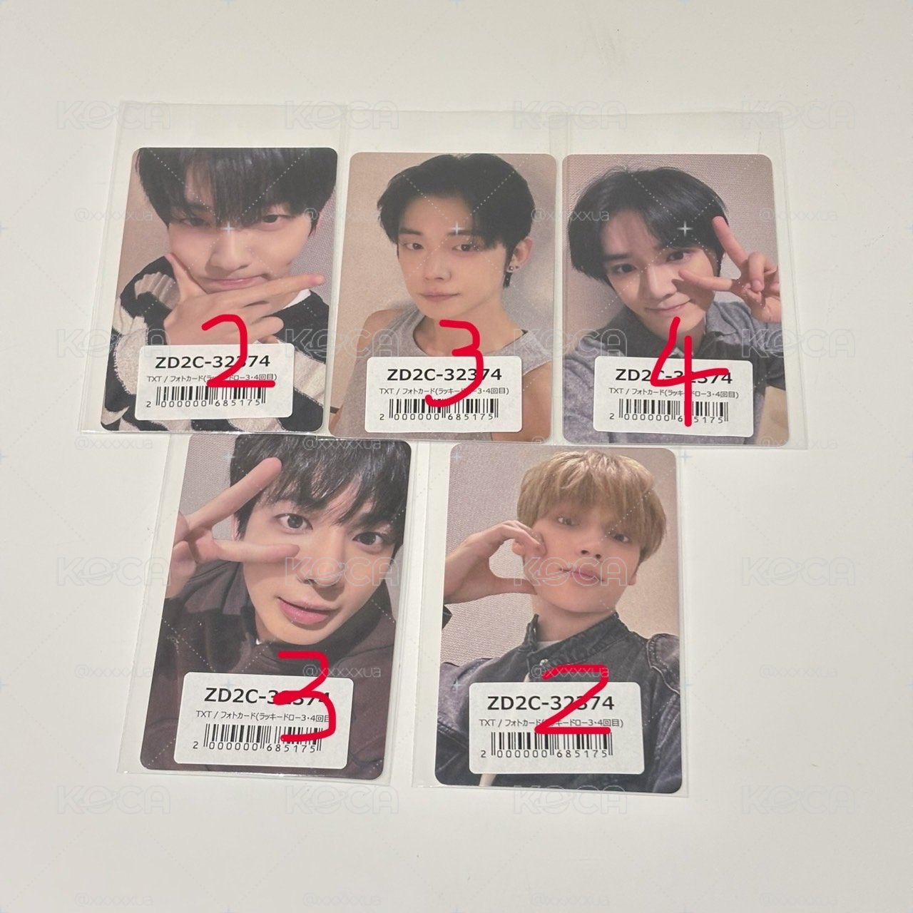 TXT 正規四 環球2.0幸運卡