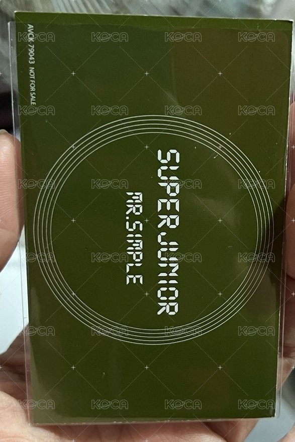 正規五輯 專輯卡  背面