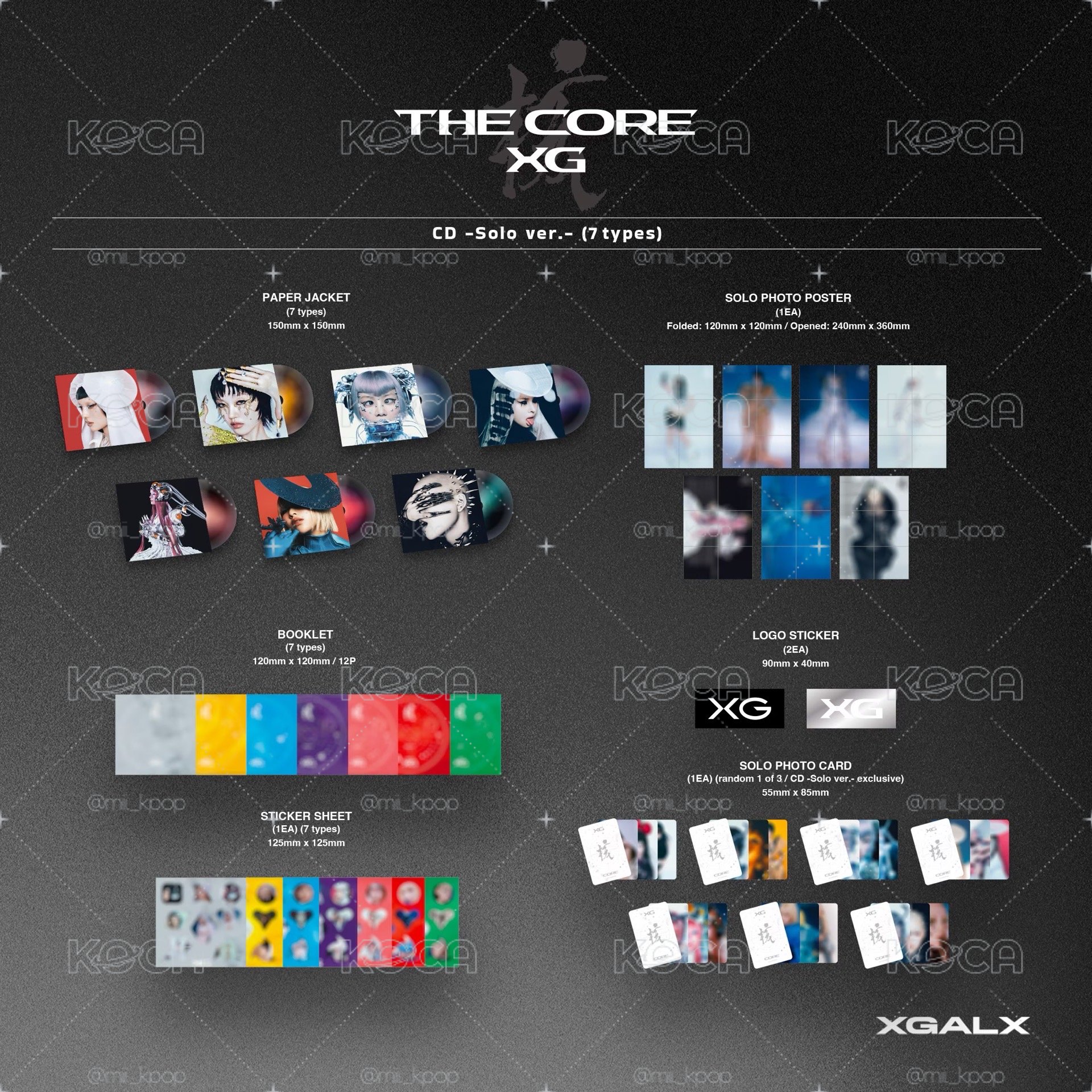 XG  正規一 [THE CORE - 核] 