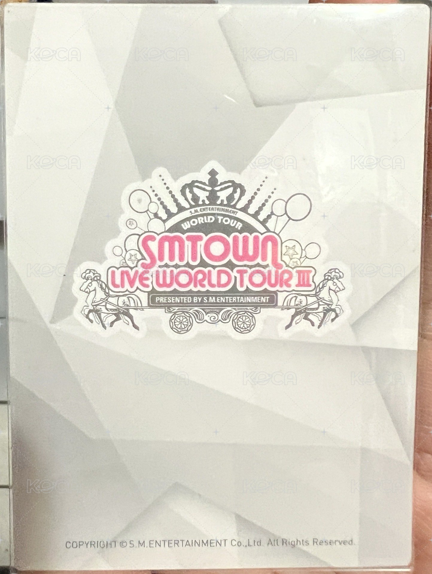 SMTOWN LlVE World Tour III 入場卡 / 場限卡  背面