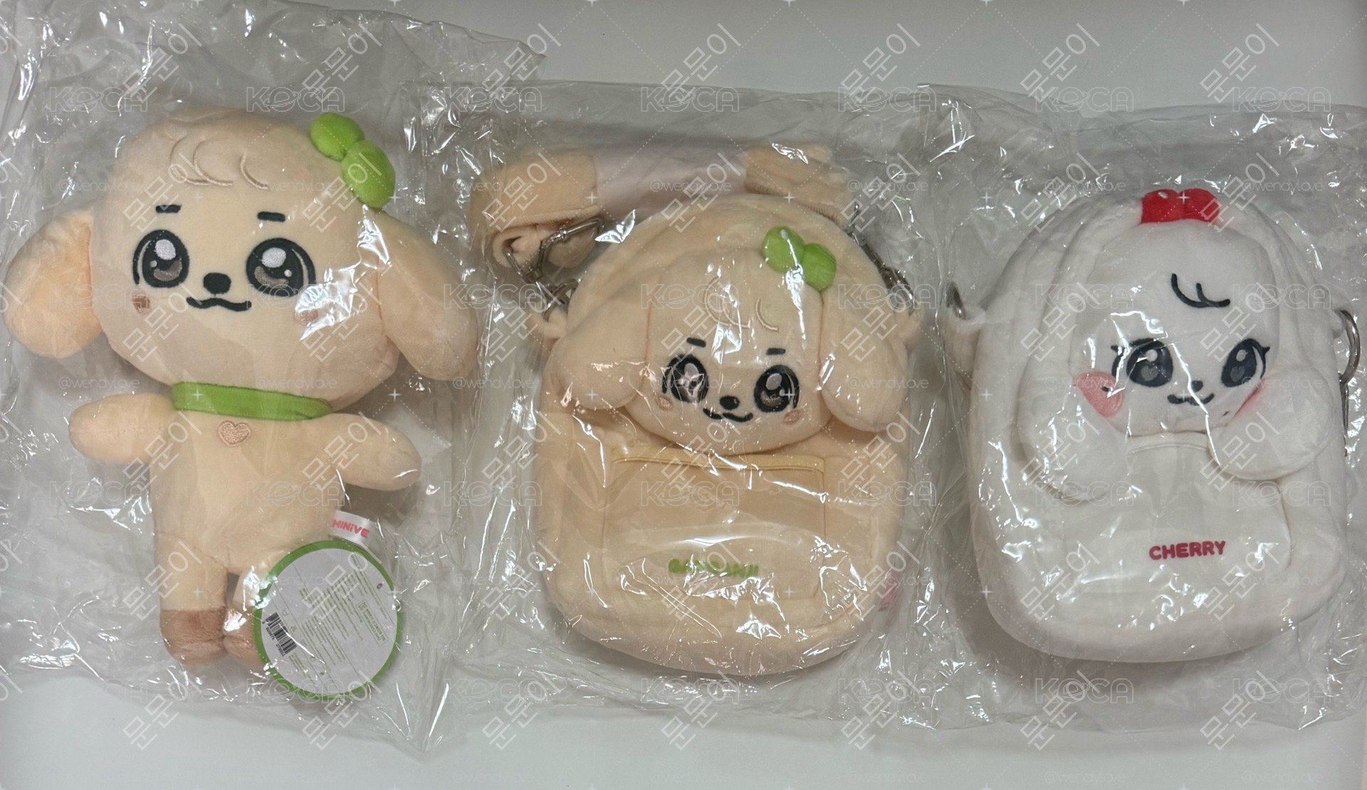 現貨 IVE MINIVE 安 20公分娃 員 娃包