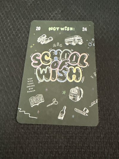 Nct wish Yushi School of wish入場卡