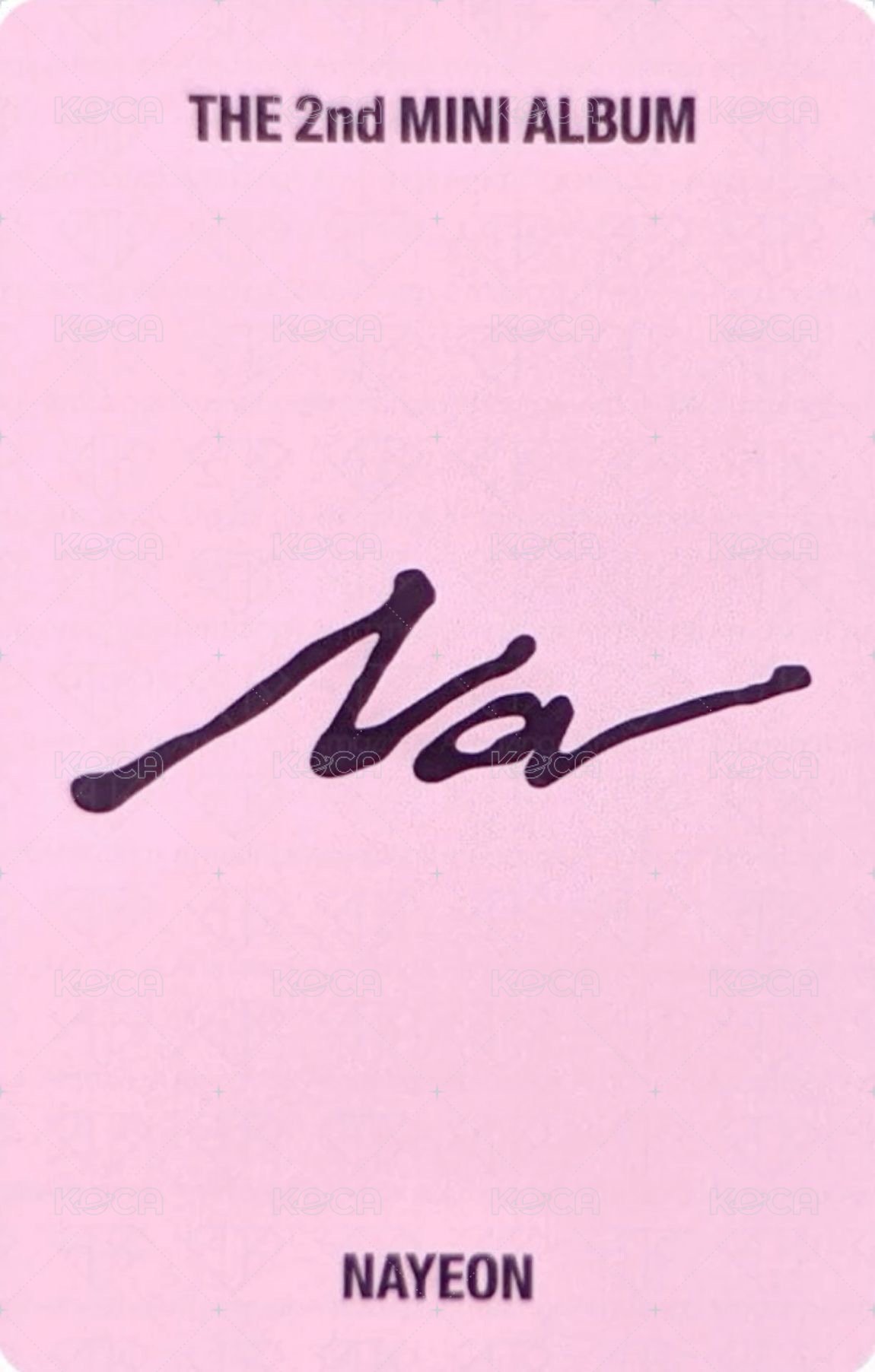 NA bdm PB版 特典卡  背面