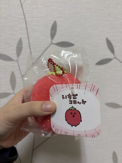 自嘲熊 哭哭草莓 吊飾娃 全新