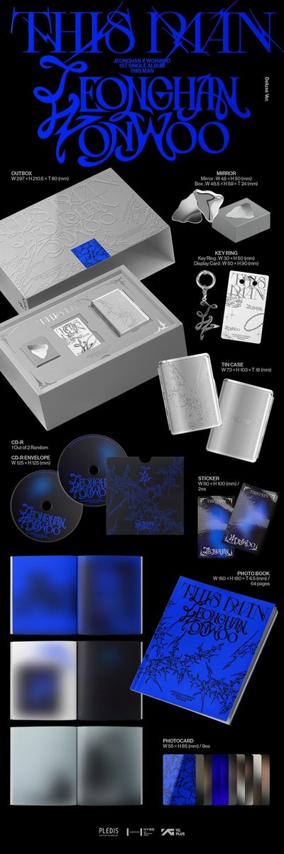 SEVENTEEN JEONGHAN X WONWOO This man 1st single album 豪華版