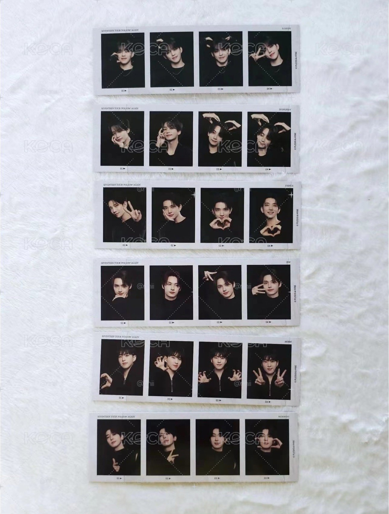 （全新未拆）Seventeen follow again四格卡一套13張