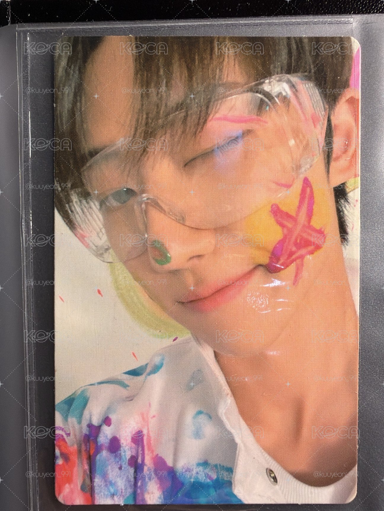 SEVENTEEN THE 8 徐明浩 FACE THE SUN 油彩卡 克拉盤專卡 
