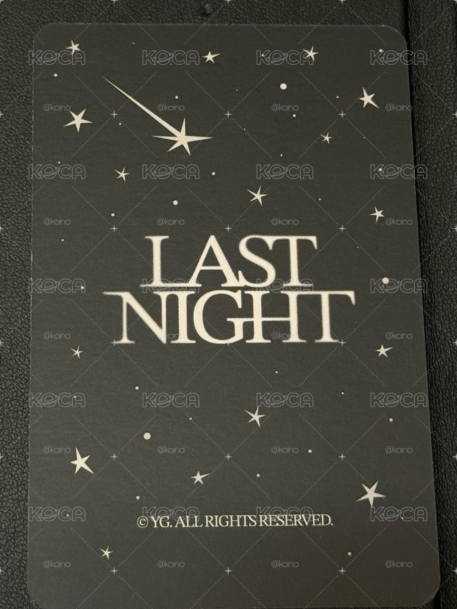 Treasure 金道榮 Doyoung Last night滿額卡/卡盒卡/護照夾卡