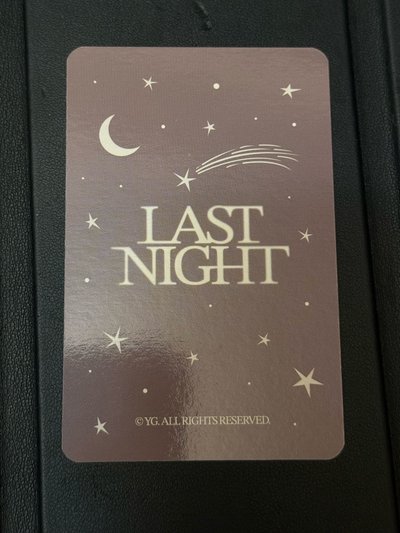 Treasure 金道榮 Doyoung Last night滿額卡/卡盒卡/護照夾卡