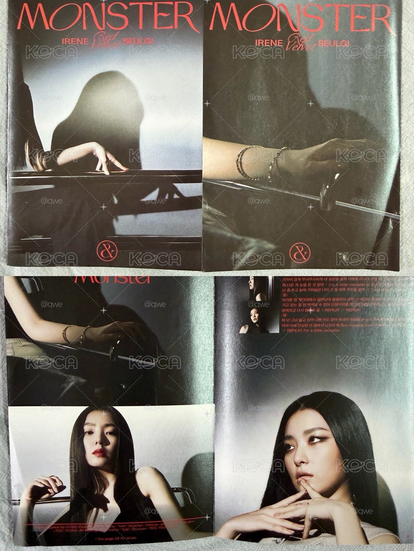 Irene & Seulgi(Red Velvet) MONSTER 專輯 TOP NOTE VER.