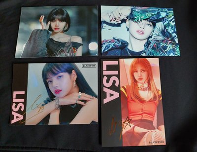 BLACKPINK Lisa日本官咖明信片