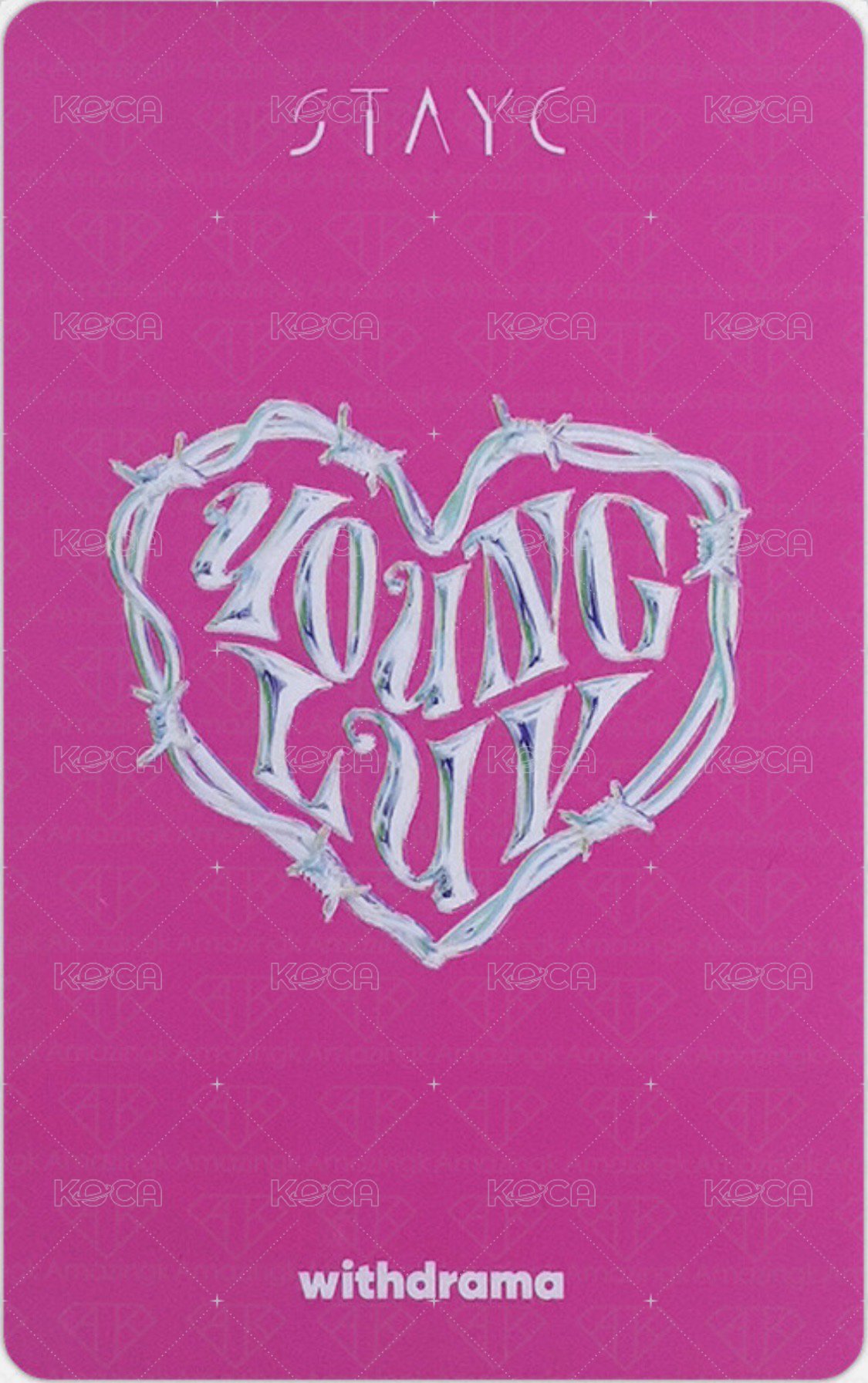 RUN2U wd 幸運卡  背面