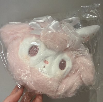 淡白草莓的午茶時光-美樂蒂束口袋