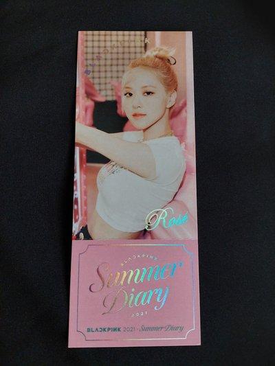 BLACKPINK ROSÉ 2021夏日日記特典票根