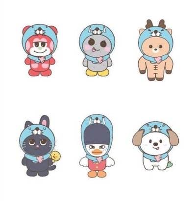 預購三月初到貨 RIIZE BONOBONO聯名款 兔貓鴨 朴元彬 娃娃