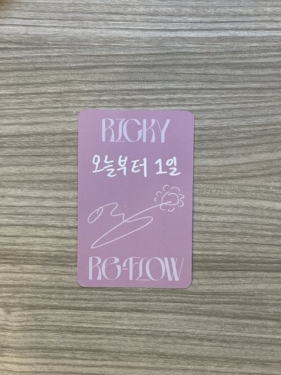 RE-FLOW專輯卡 ricky