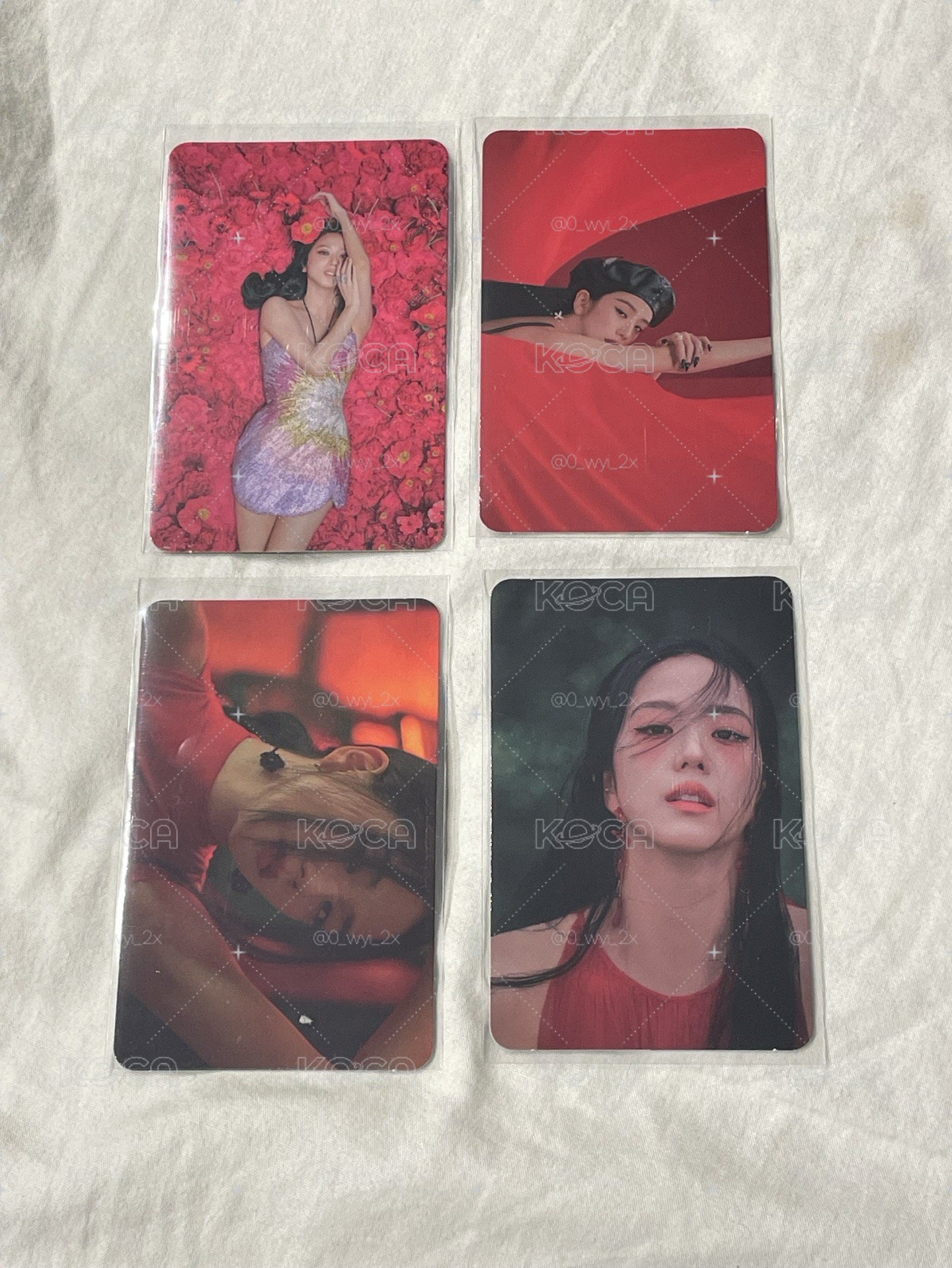 jisoo 四張特典