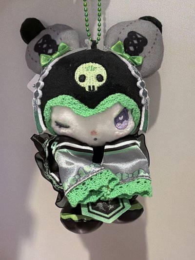 Dolly Mix x kuromi中華風 綠色吊飾娃娃
