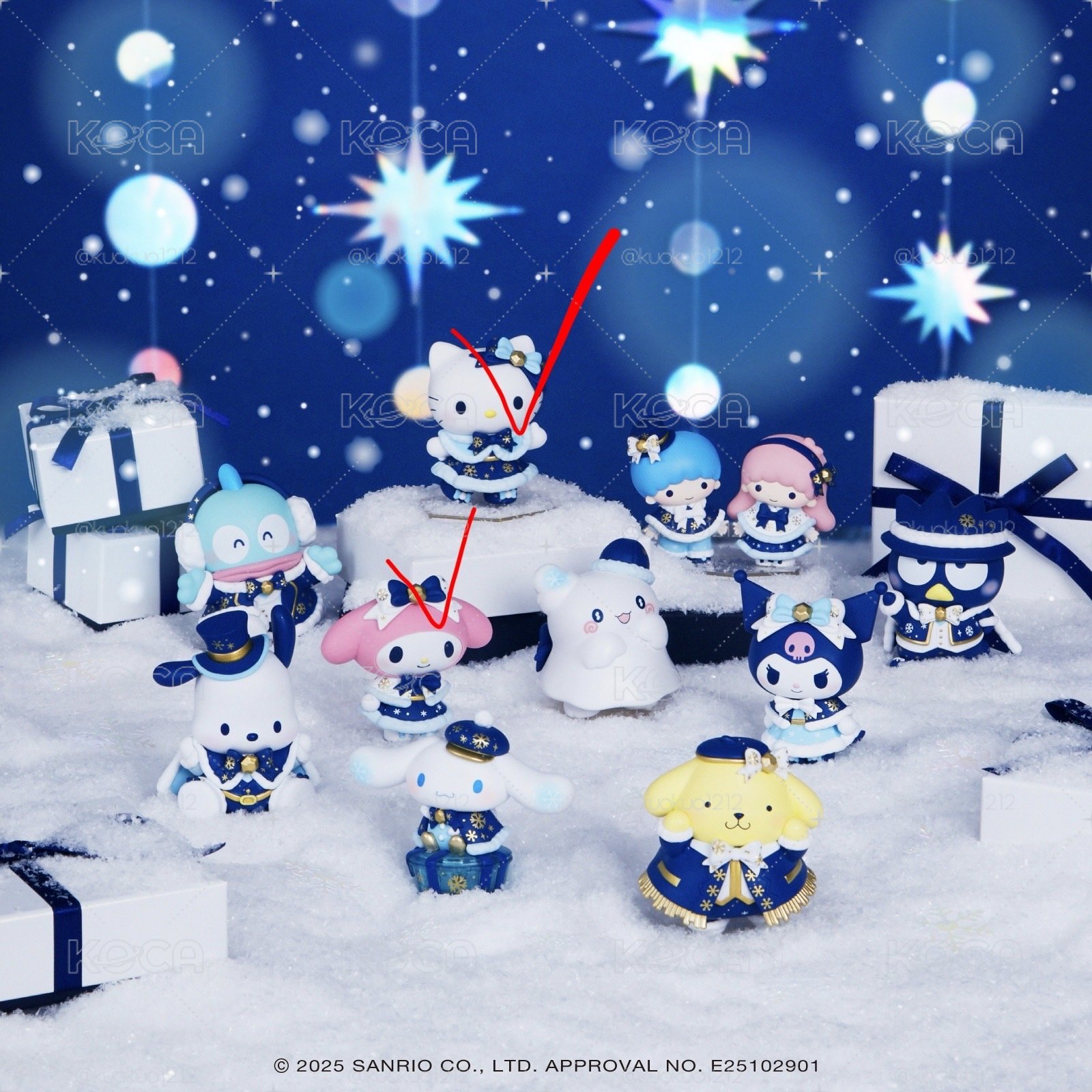 《三麗鷗Holiday Collection》A賞 kitty 美樂蒂