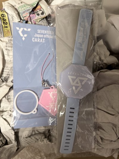 (錶+會員禮）seventeen 日本出道 sc 手燈錶