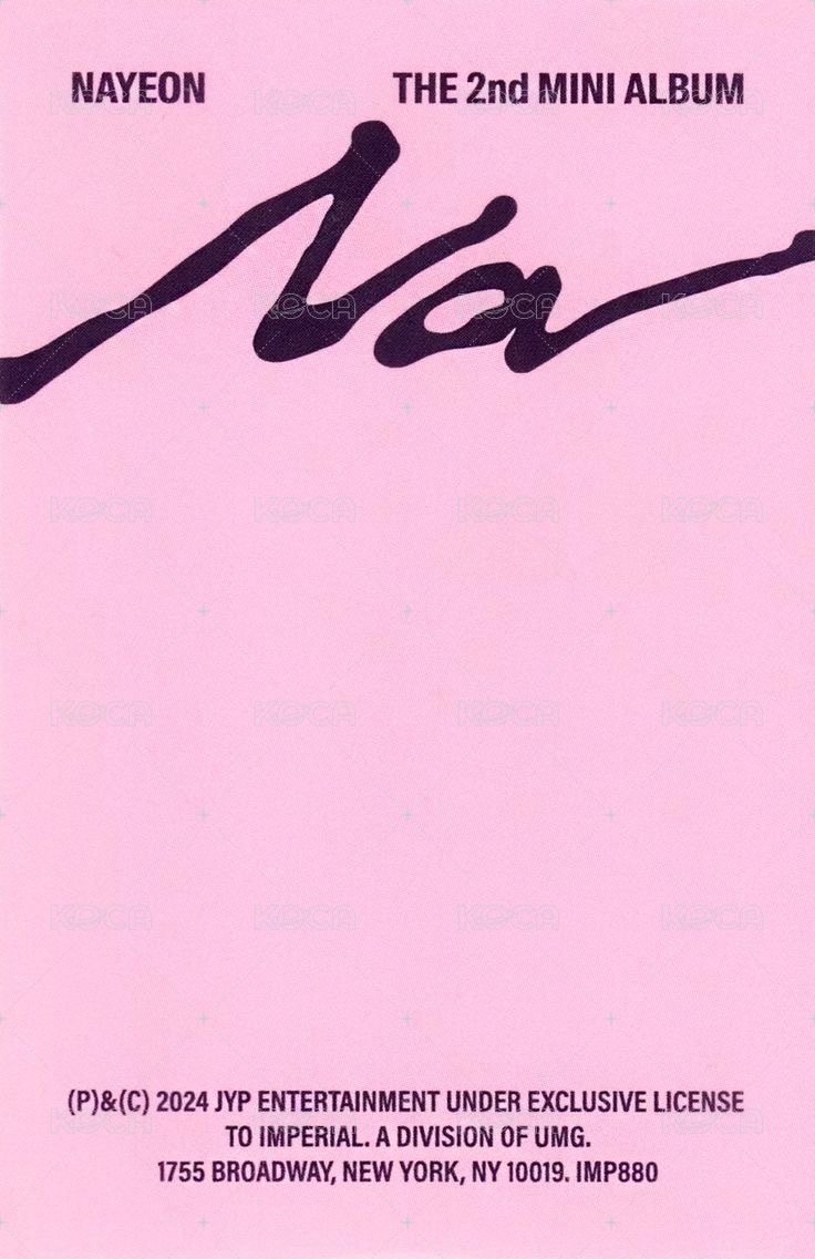 NA 專輯卡 黑膠卡 背面