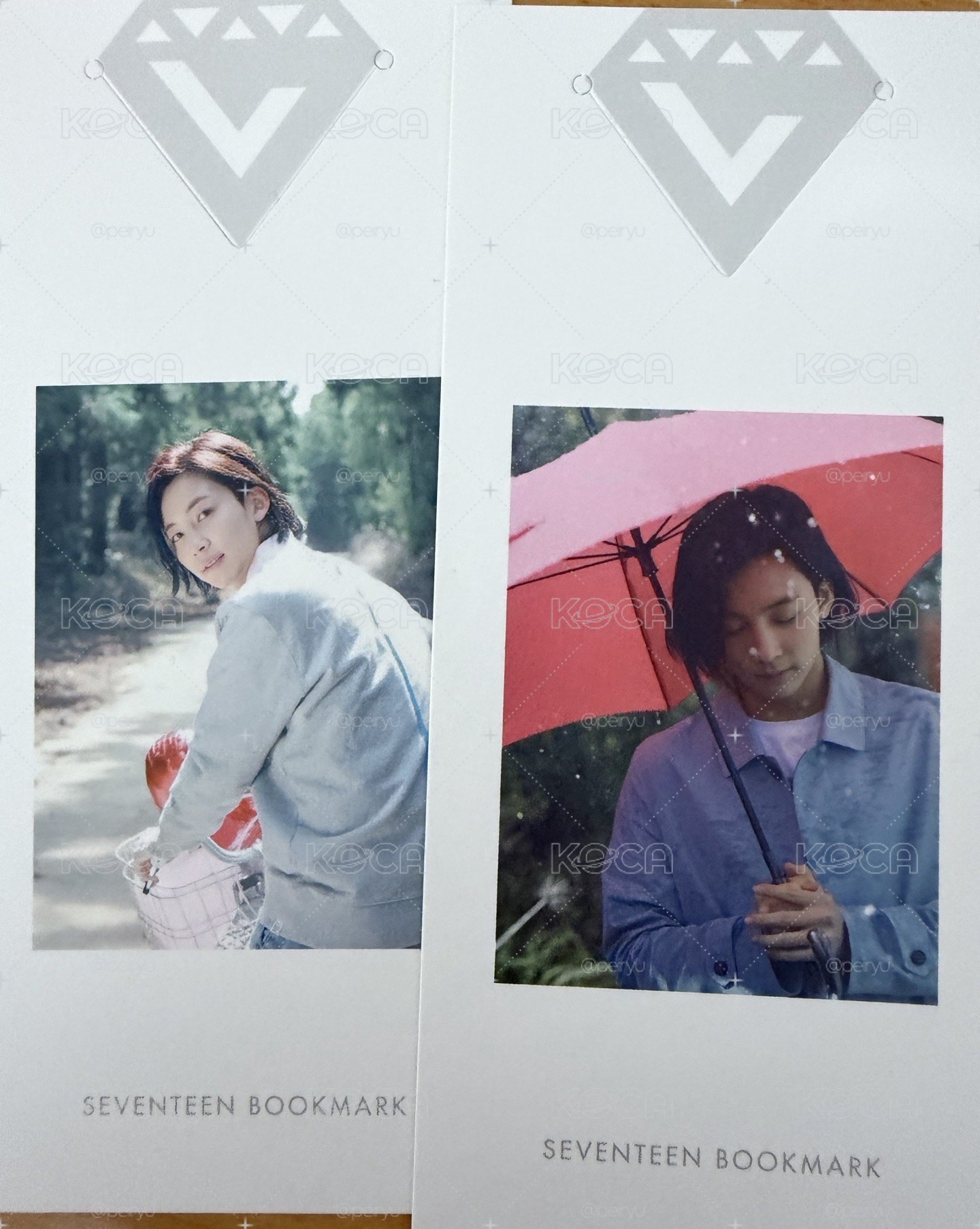 seventeen 淨漢 書籤卡 一起售
