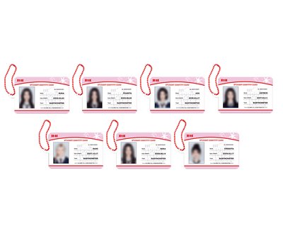 [1st Anniversary] 韓國週邊 一週年 校服ID卡吊飾