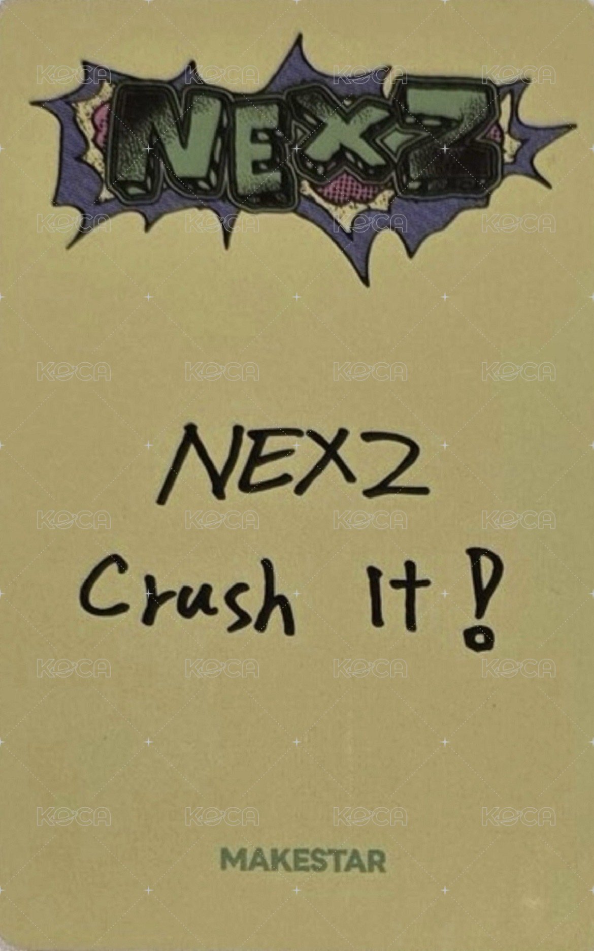 迷二 ms 1.0 幸運卡 英文卡背 背面