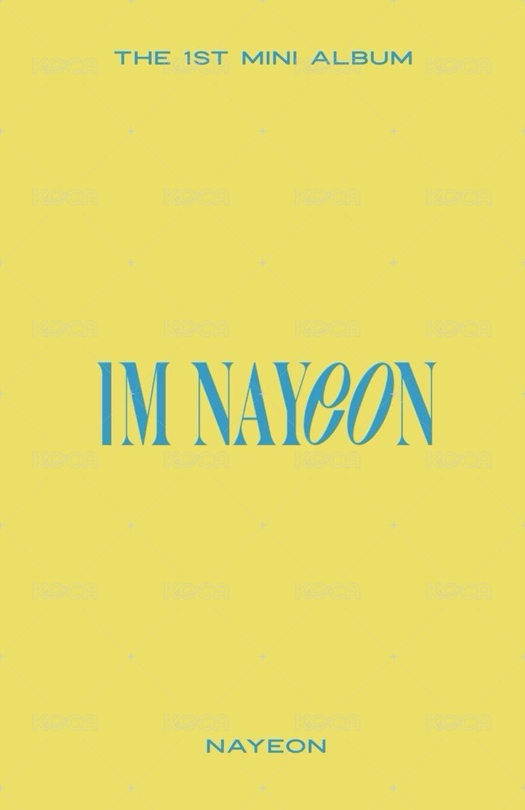 IM NAYEON 打歌卡 音銀 背面