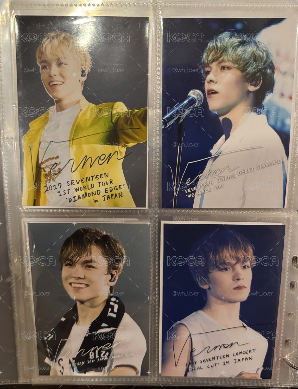 SEVENTEEN 日本生寫真