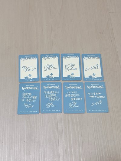 QWER 一巡 台北入場+VIP卡 DAY1 中文卡背