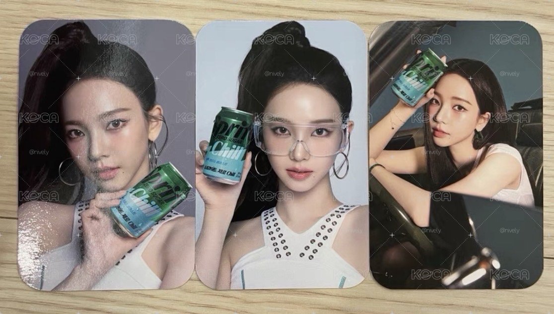Karina雪碧卡2.0 一套三張卡